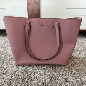Kate Spade Leather Zip Tote Bag